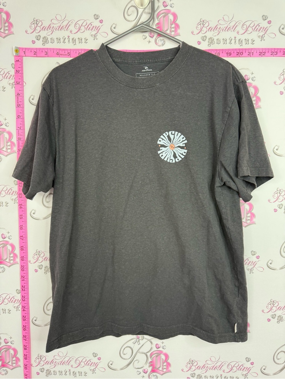Rip Curl relaxed fit T-shirt Men's Charcoal Graphic Short Sleeve Tee